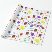 Crayon Wrapping Paper Geschenkpapier (Ungerollt)