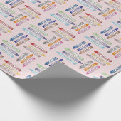 Crayon Wrapping Paper Geschenkpapier (Ecke)