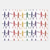 Crayons Art for Children Niedlich Geschenkpapier Set (Vorderseite 3)