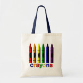 Crayons Art for Children Tote Bag Tragetasche (Vorne)