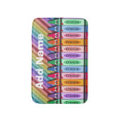 Crayons Bedroom Rug Mat Home Decor Badematte (Vorderseite Vertikal)