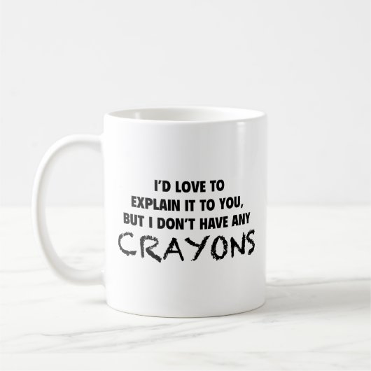 Crayons Coffee Tasse (Links)
