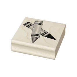 Crayons Crayon Artist School Art Teacher Bildung Gummistempel