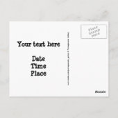 Crayons Frame Postkarte (Rückseite)