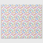 Crayons Geschenkpapier (Flach)