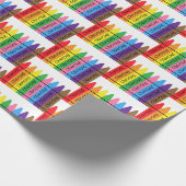 Crayons Geschenkpapier (Ecke)