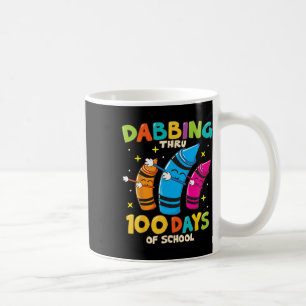 Crayons Kids 100 Days School Boys Girls Gift Kaffeetasse