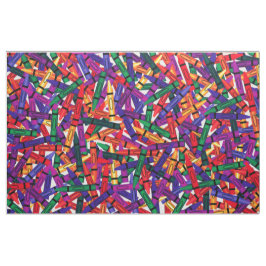 Crayons Kids Crayon buntes Gewebe Stoff