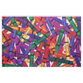 Crayons Kids Crayon buntes Gewebe Stoff (Fat Quarter (45,7 x 55,9 cm))