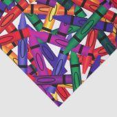 Crayons Kids Crayon Decoupage Hintergrund Seidenpapier (Detail)