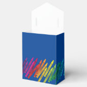 Crayons Kindergeburtstag Party Niedliche Farben Geschenkschachtel (Geöffnet)