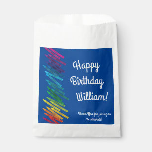 Crayons Kindergeburtstag Party Niedliche Farben Geschenktütchen