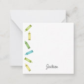 Crayons Mitteilungskarte (Vorderseite)