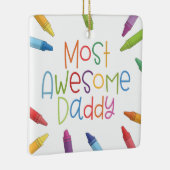 Crayons most Phantastisch Daddy Typografy | Orname Keramikornament (Rechts)