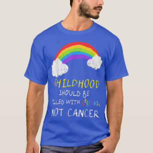 Crayons not Childhood Cancer Awareness Support T-Shirt