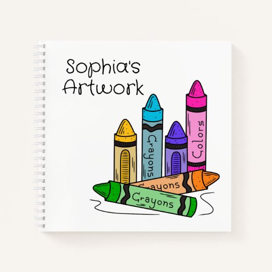 Crayons Notizblock (Vorderseite)