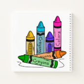 Crayons Notizblock (Rückseite)