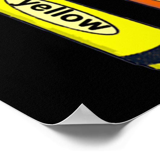 Crayons Poster (Ecke)