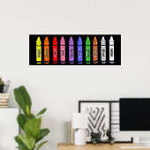Crayons Poster (Heimbüro)