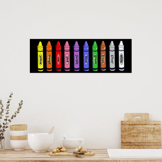 Crayons Poster (Küche)