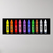 Crayons Poster (Vorne)