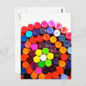 Crayons Postkarte (Vorne/Hinten)