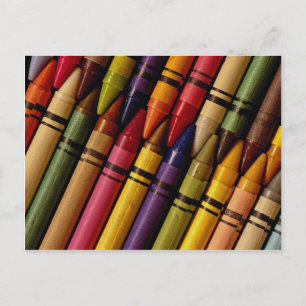 Crayons Postkarte