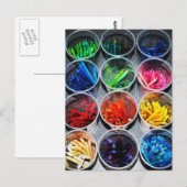 Crayons Postkarte (Vorne/Hinten)