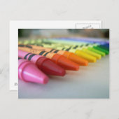 Crayons Postkarte (Vorne/Hinten)