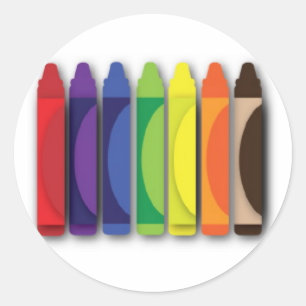 Crayons Stickers