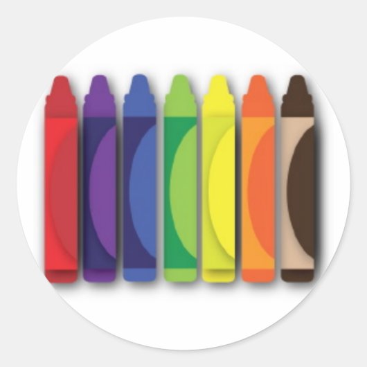 Crayons Stickers (Vorderseite)