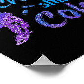 Crayons Suicide Awareness Month Support  Poster (Ecke)