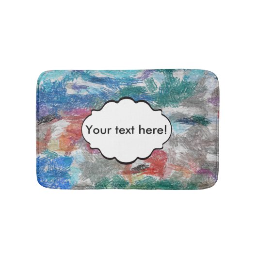 Crayons-Textur Badematte (Vorderseite)