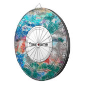 Crayons-Textur Dartscheibe (Vorderseite rechts)