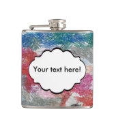 Crayons-Textur Flachmann (Vorderseite)