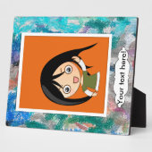 Crayons-Textur Fotoplatte (Seite)