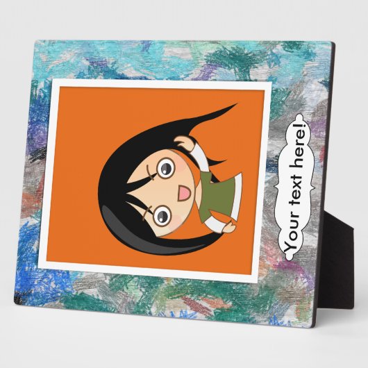 Crayons-Textur Fotoplatte (Seite)