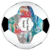 Crayons-Textur Fußball (Gedreht)