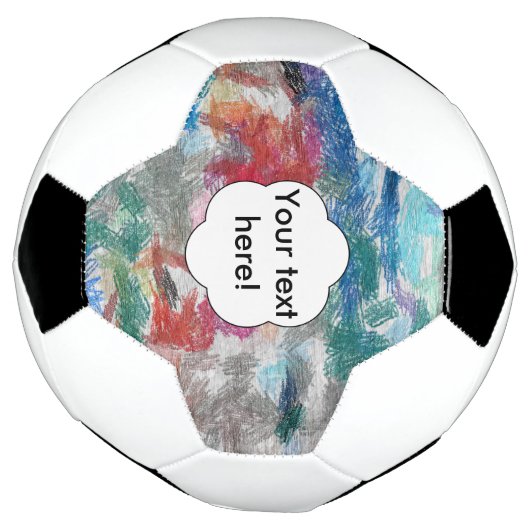 Crayons-Textur Fußball (Gedreht)