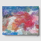 Crayons-Textur Gästebuch (Rückseite)