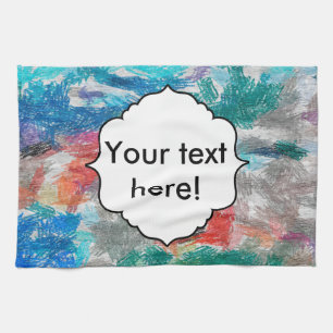 Crayons-Textur Geschirrtuch