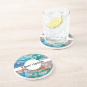 Crayons-Textur Getränkeuntersetzer (Seite)