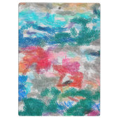 Crayons-Textur Klemmbrett (Rückseite)