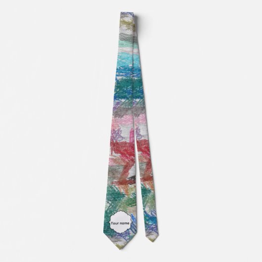 Crayons-Textur Krawatte (Vorderseite)