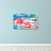 Crayons-Textur Leinwanddruck (Insitu (Holzboden))