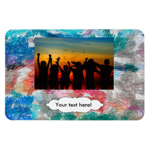 Crayons-Textur Magnet