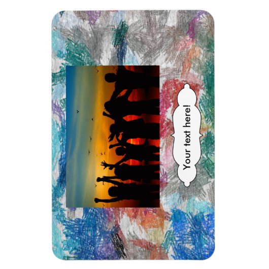 Crayons-Textur Magnet (Vertikal)