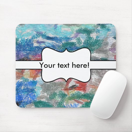 Crayons-Textur Mousepad (Mit Mouse)