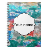 Crayons-Textur Notizblock (Vorderseite)