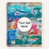 Crayons-Textur Notizblock (Vorderseite)